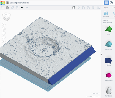 3D Printed Moon Copernicus Crater Desk Décor : 5 Steps (with Pictures ...