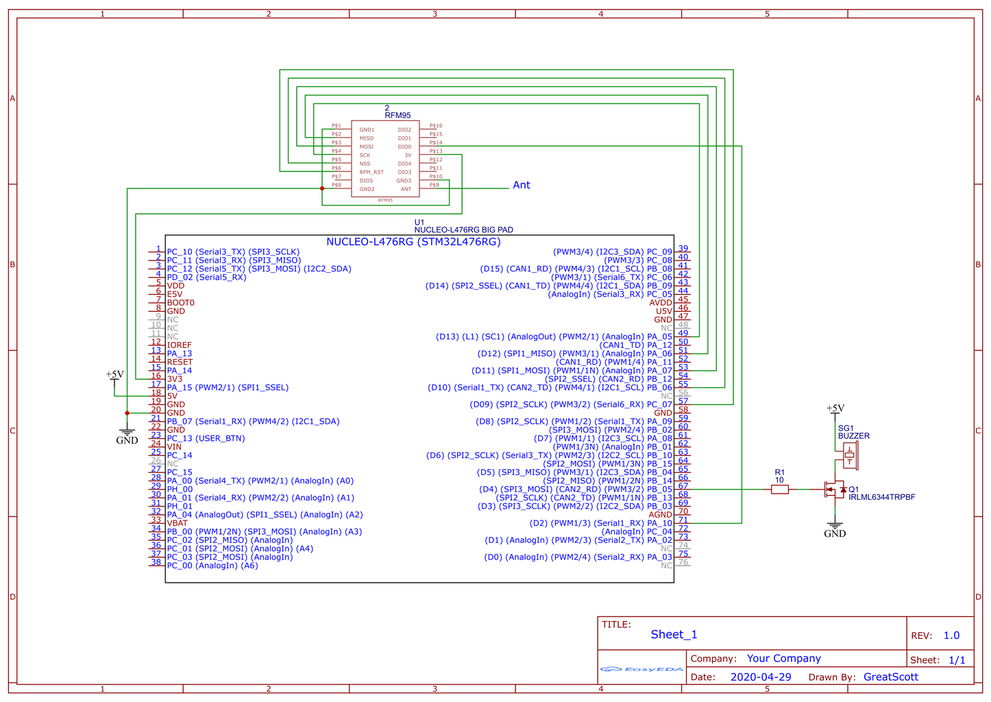 DIY LoRa System : 5 Steps Circuit Diagram
