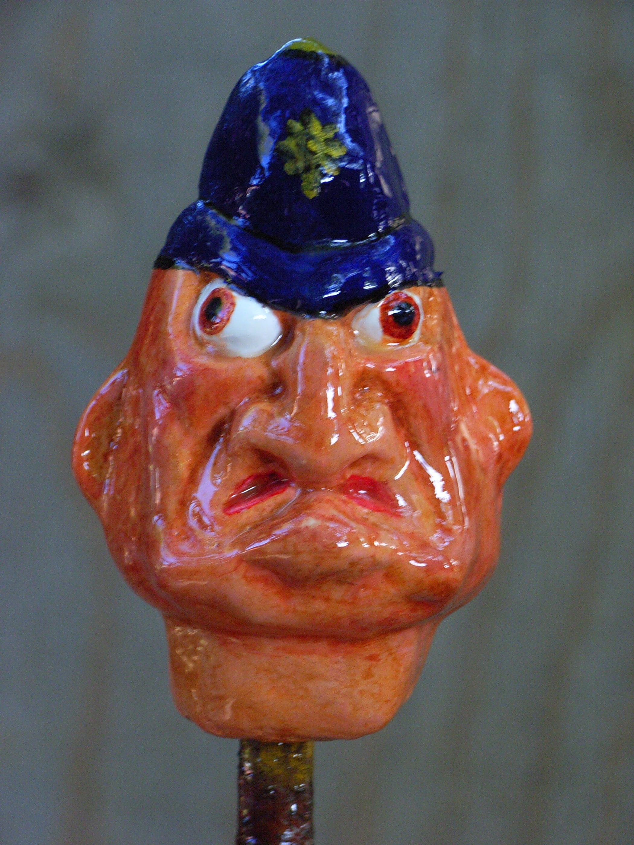 Puppet Making Painting a Papier Mache Puppet Head 8 Steps