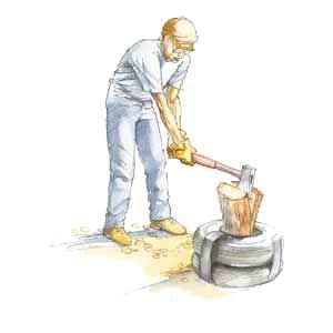 how to split logs