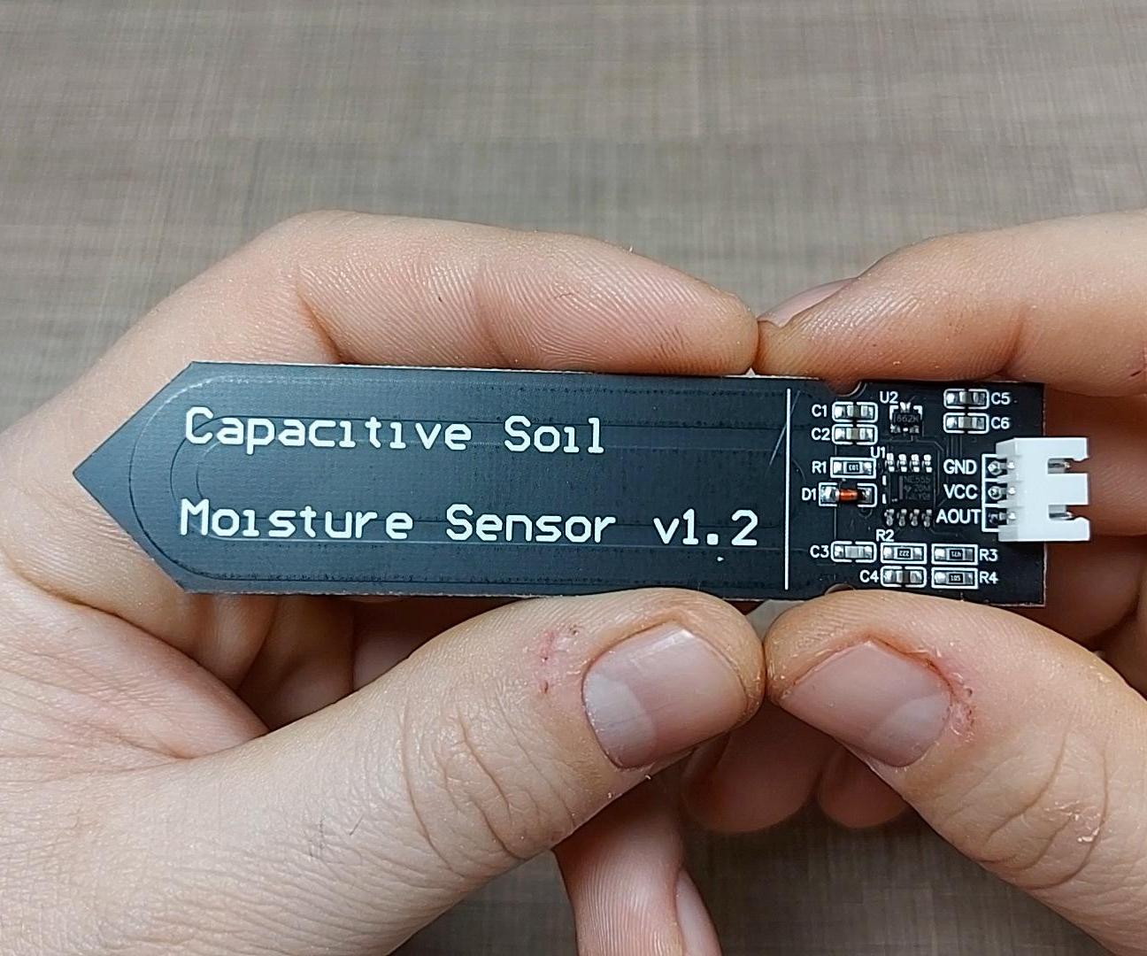 Capacitive Soil Moisture Sensor Basics 4 Steps Instructables