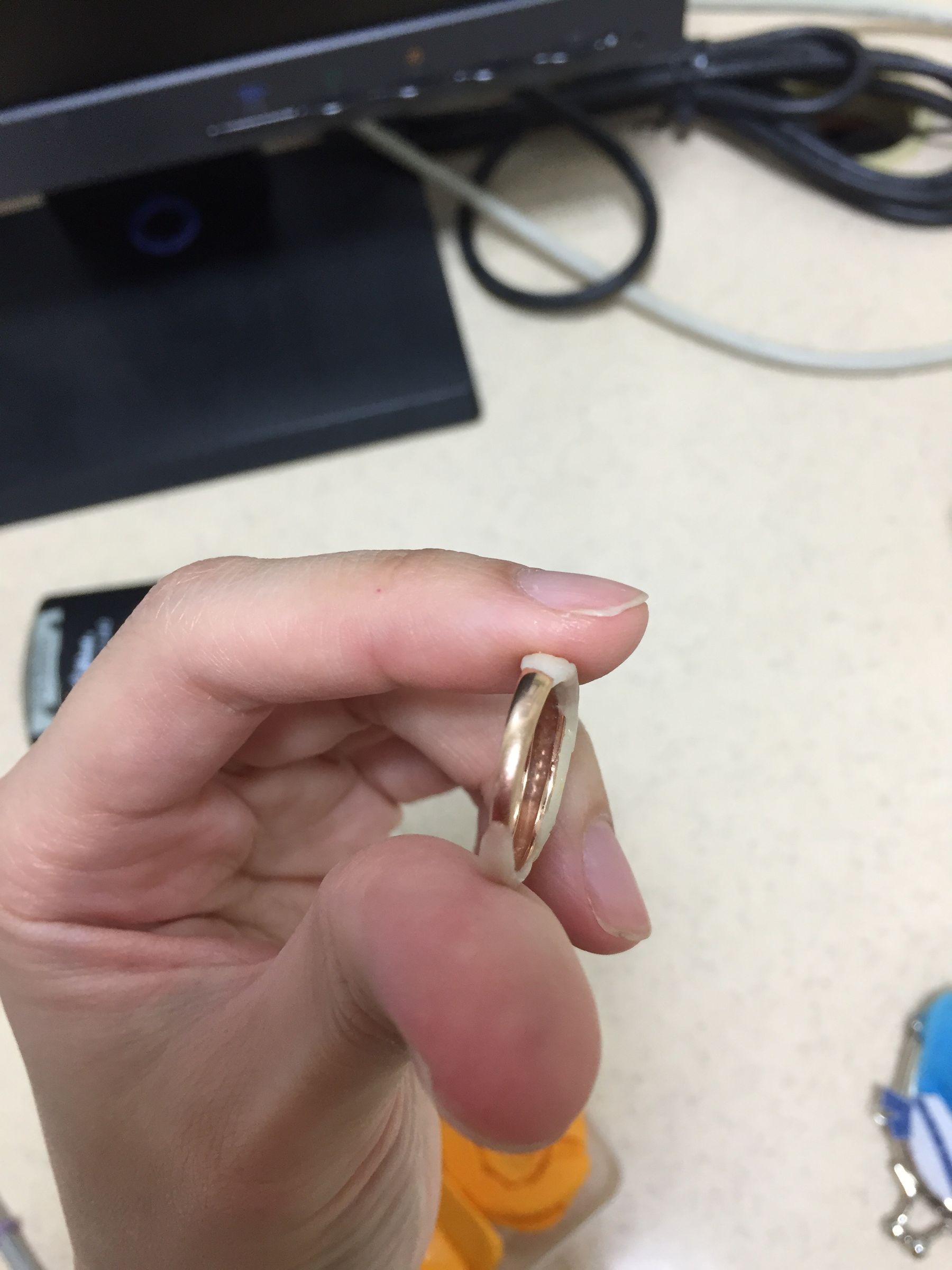 Wedding Band / Ring With Lodestar Dental Gold 10 Steps (with Pictures