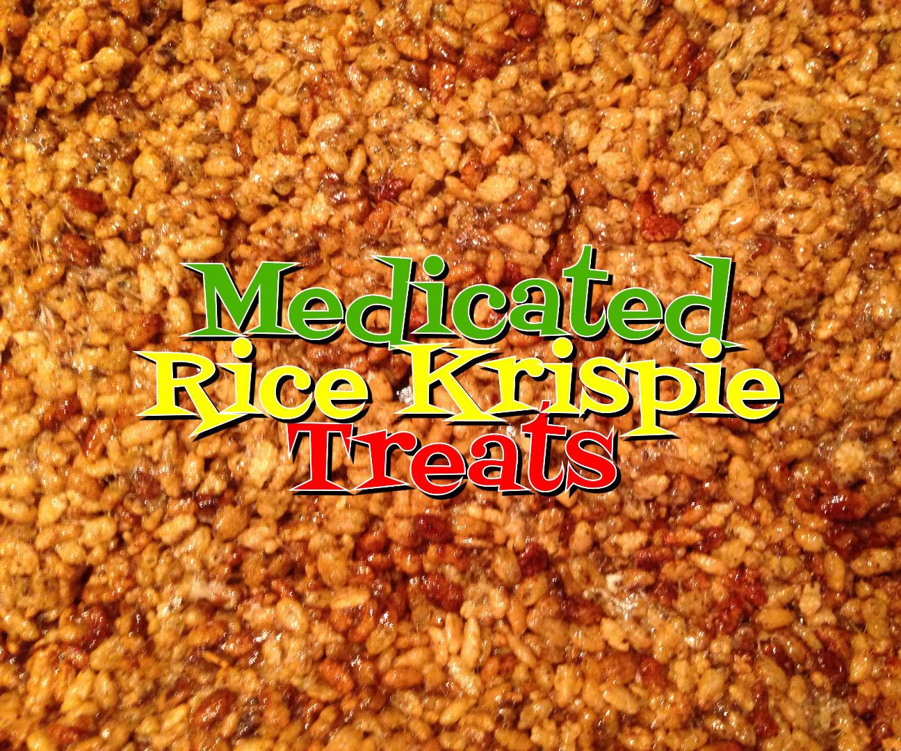 Medicated Rice Krispies Treats Non GMO & Gluten Free