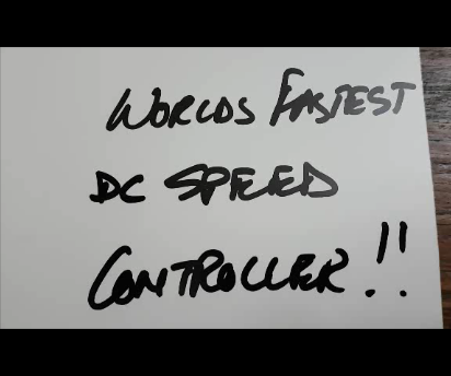 EASY DC SPEED CONTROLLER