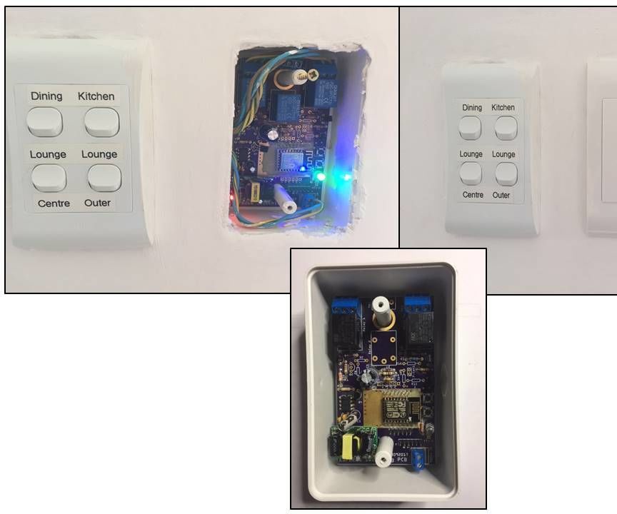 Multi-purpose Room Lighting and Appliance Controller With Alexa Voice Control and Automatic Timer Functionality. Now With MQTT, Local OLED Display and Integrated Temp/humidity/pressure Measurements