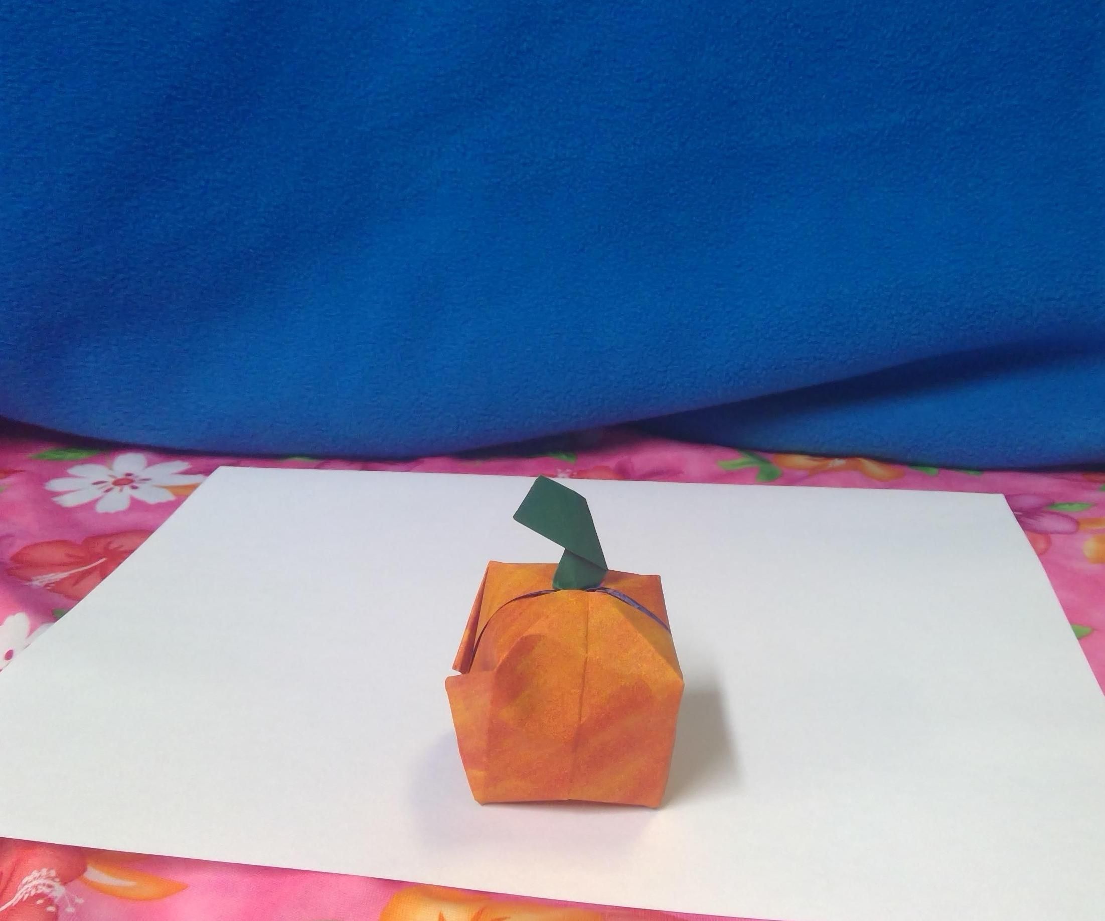 Easy Origami Pumpkin
