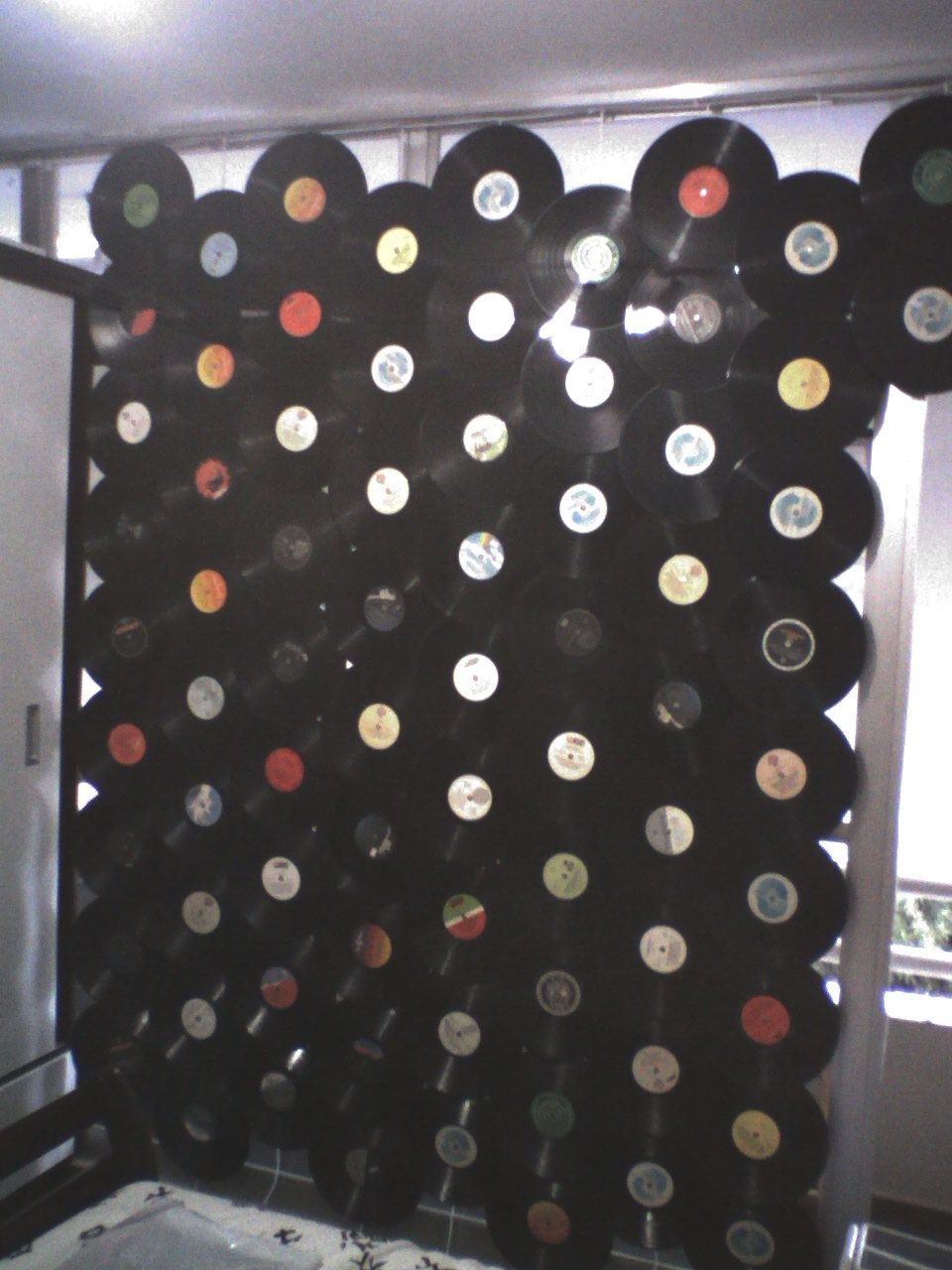 Vinyl Discs Curtain