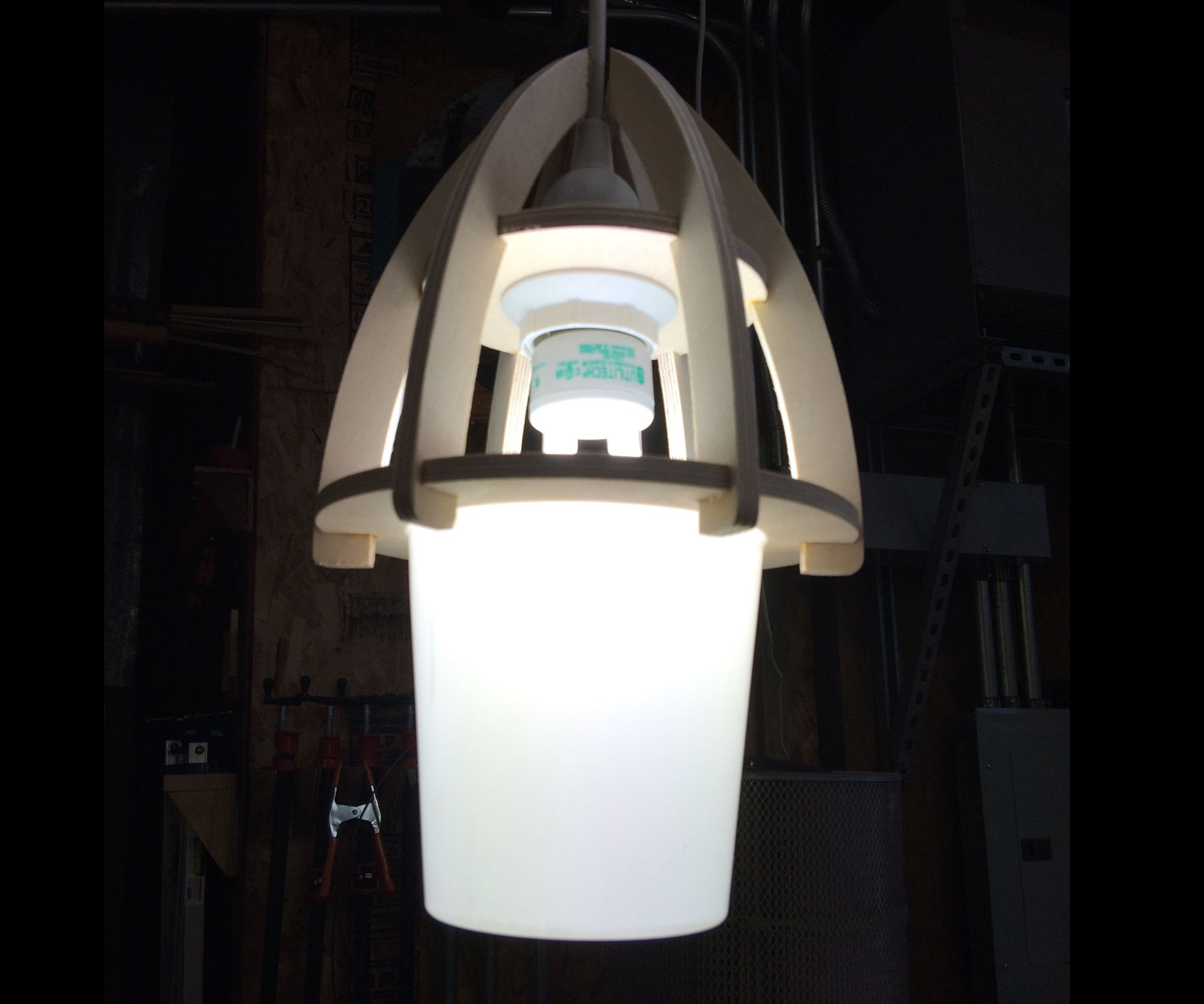 Yogurt Container Lantern