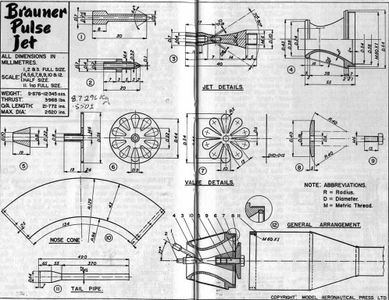 Jet Engine Step File Make a Pulse Jet Engine, (Scanned From 1958 Plans) : 17 Steps ...