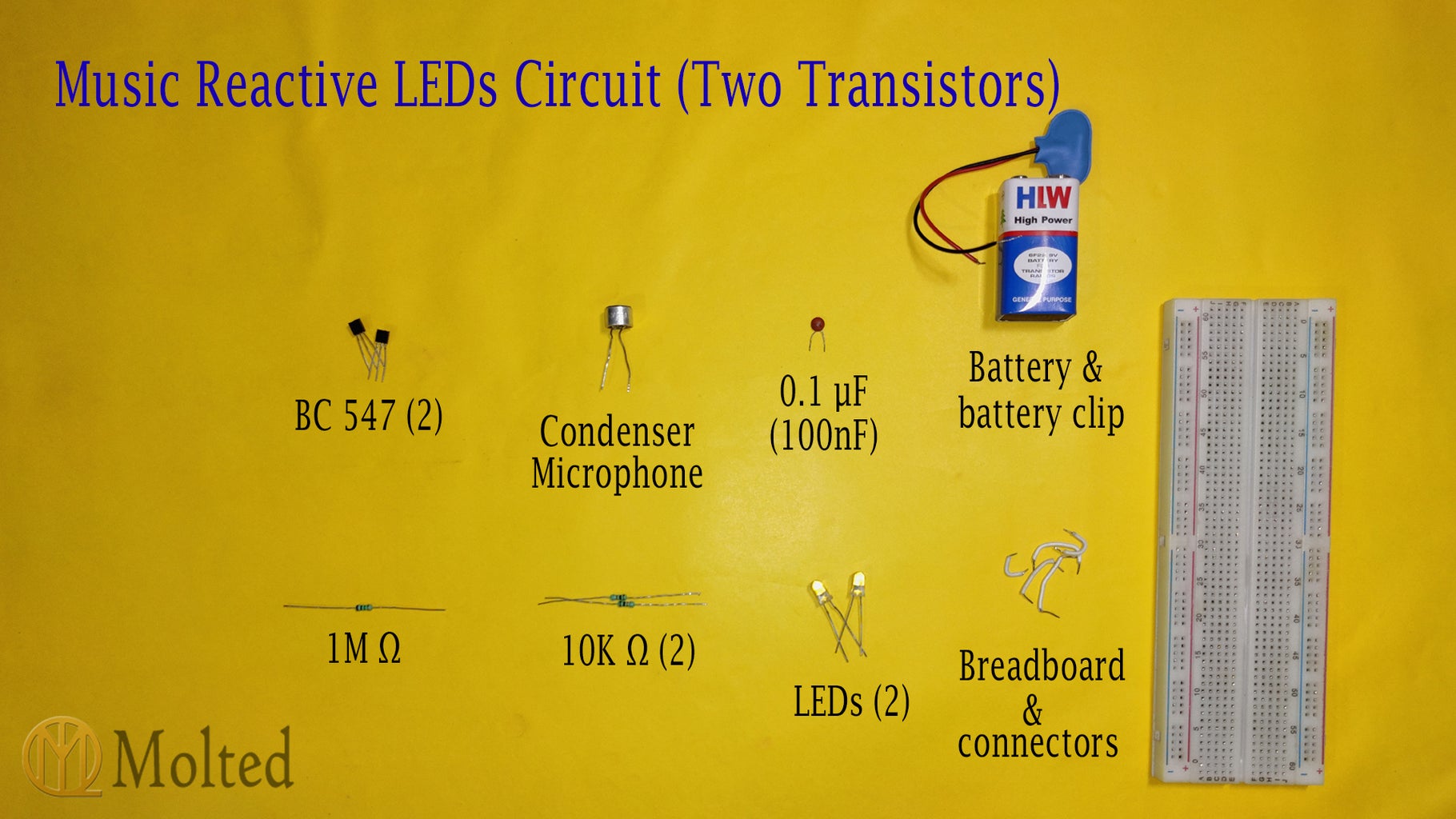 MIC/AUX Cable/Speaker : 3 Steps ... Circuit Diagram