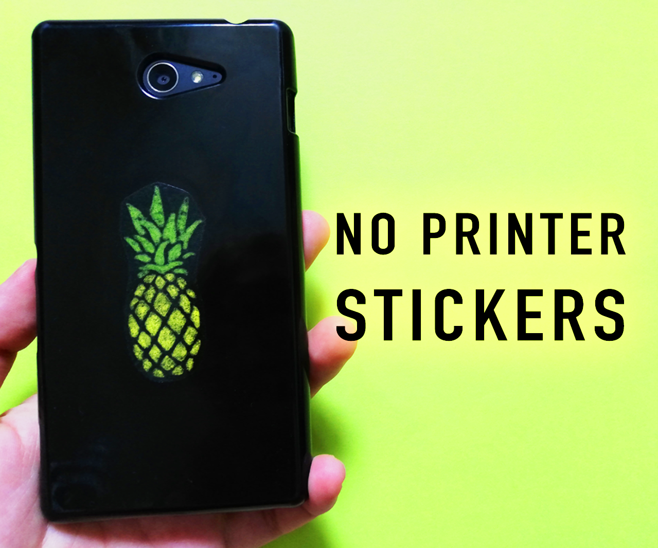 DIY Clear Stickers Without a Printer in One Minute
