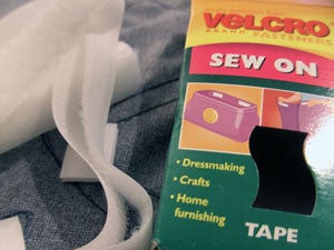 Sewing on Velcro