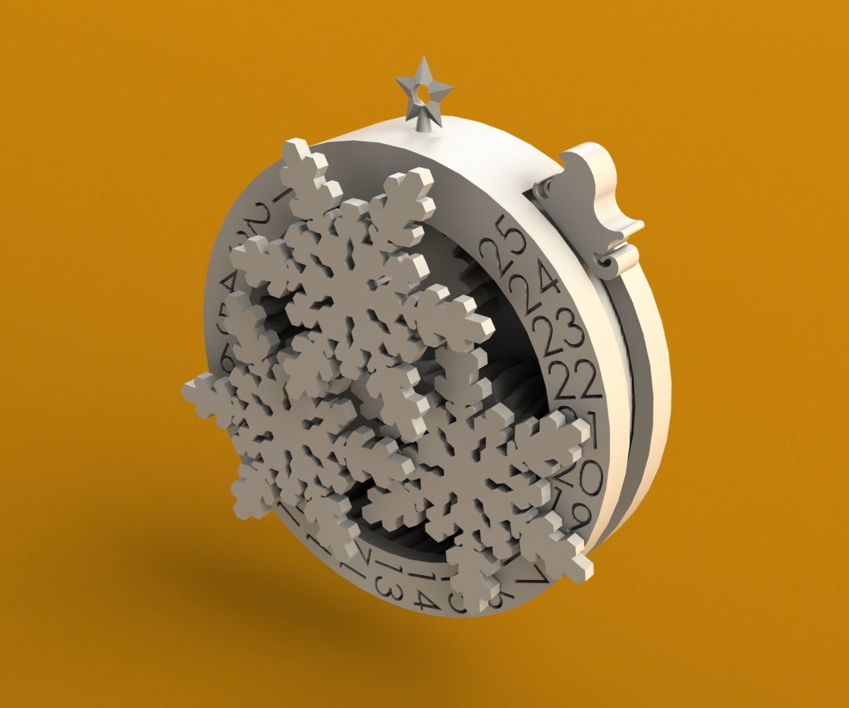 Countdown to Christmas Ornament