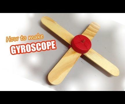 How to Make Gyroscope - Cream Sticks & Bottle Caps ✔ 
