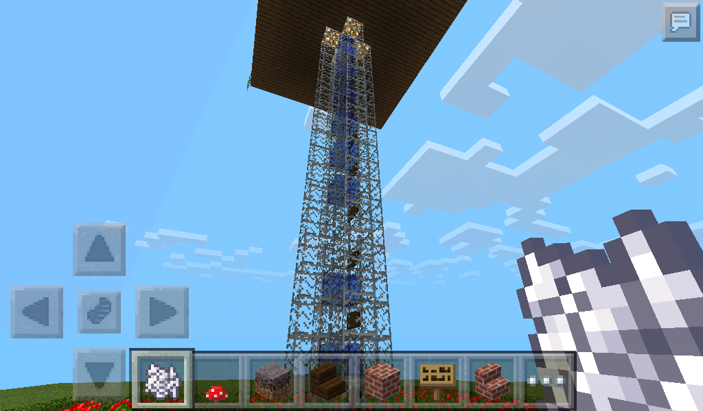 Minecraft Water Elevator