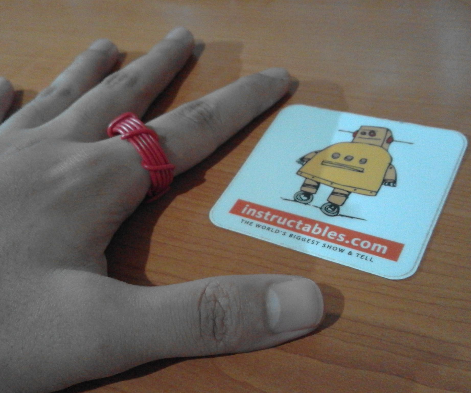 Make a Ring Using Insulated Solid Copper Wire