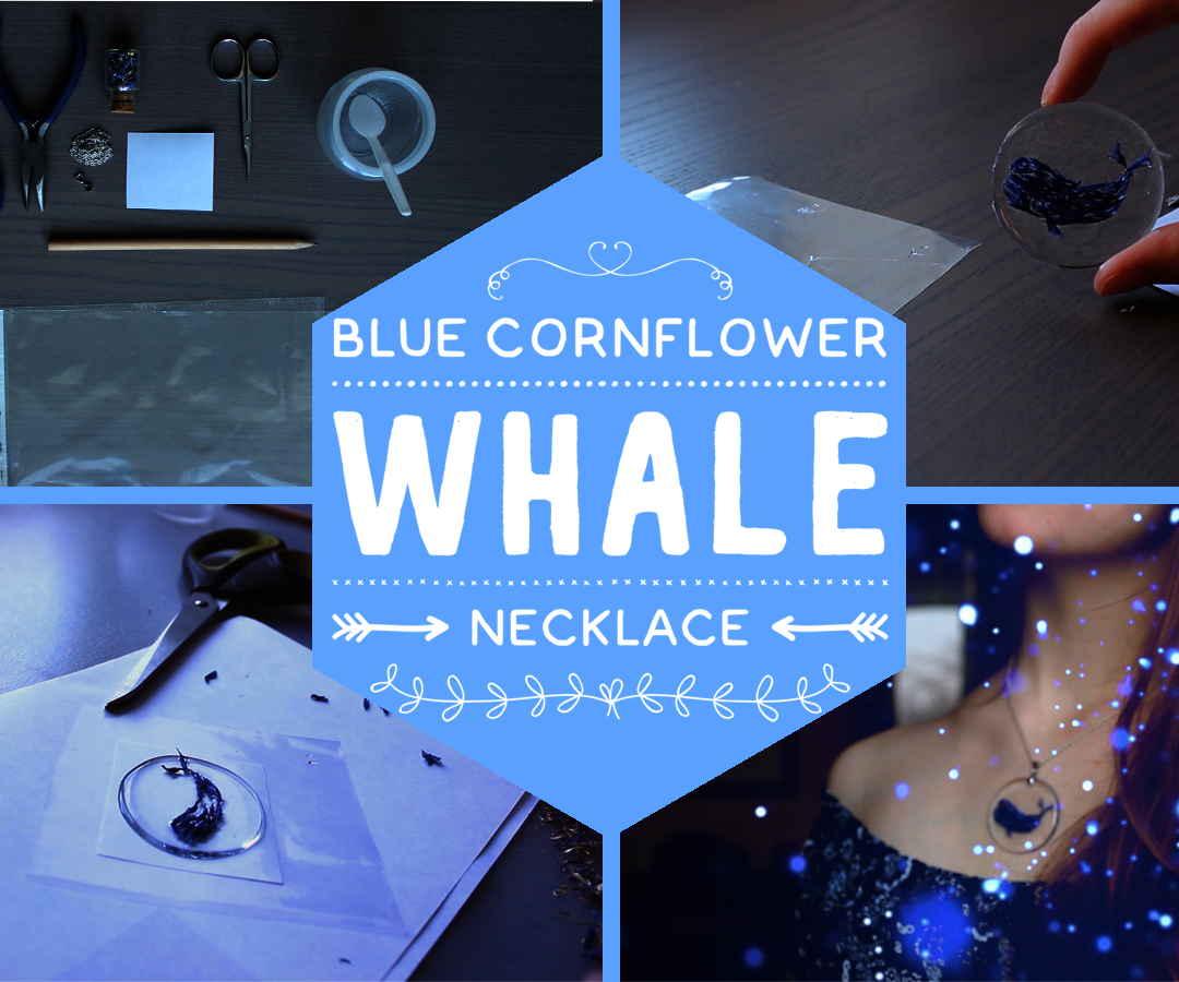 Cornflower WHALE - Epoxy - Video Tutorial