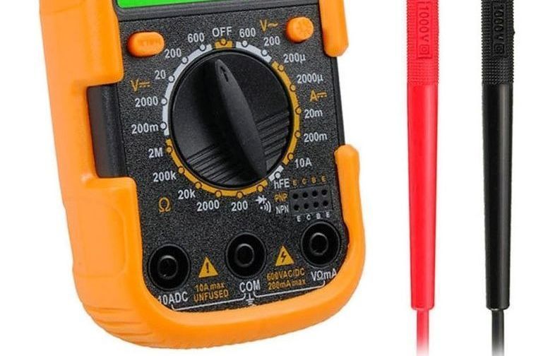 USB Lithium Re-chargeable DT830 Multimeter With Polyfuse