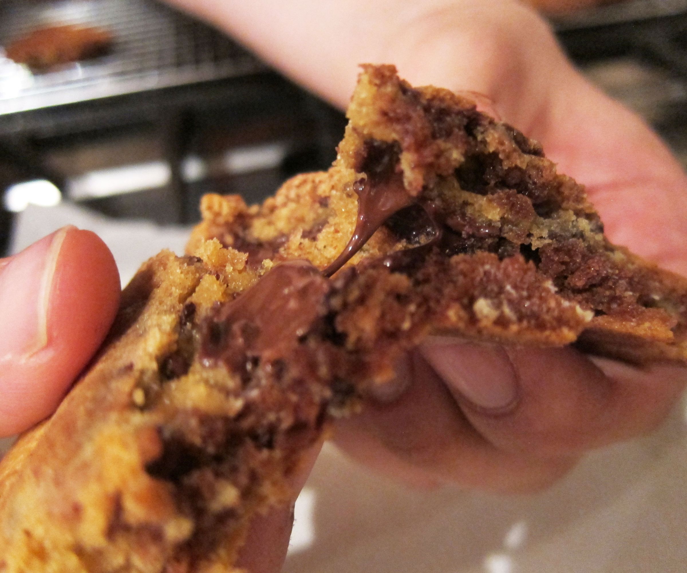 Marbled Triple Choc-Chip Cookies 