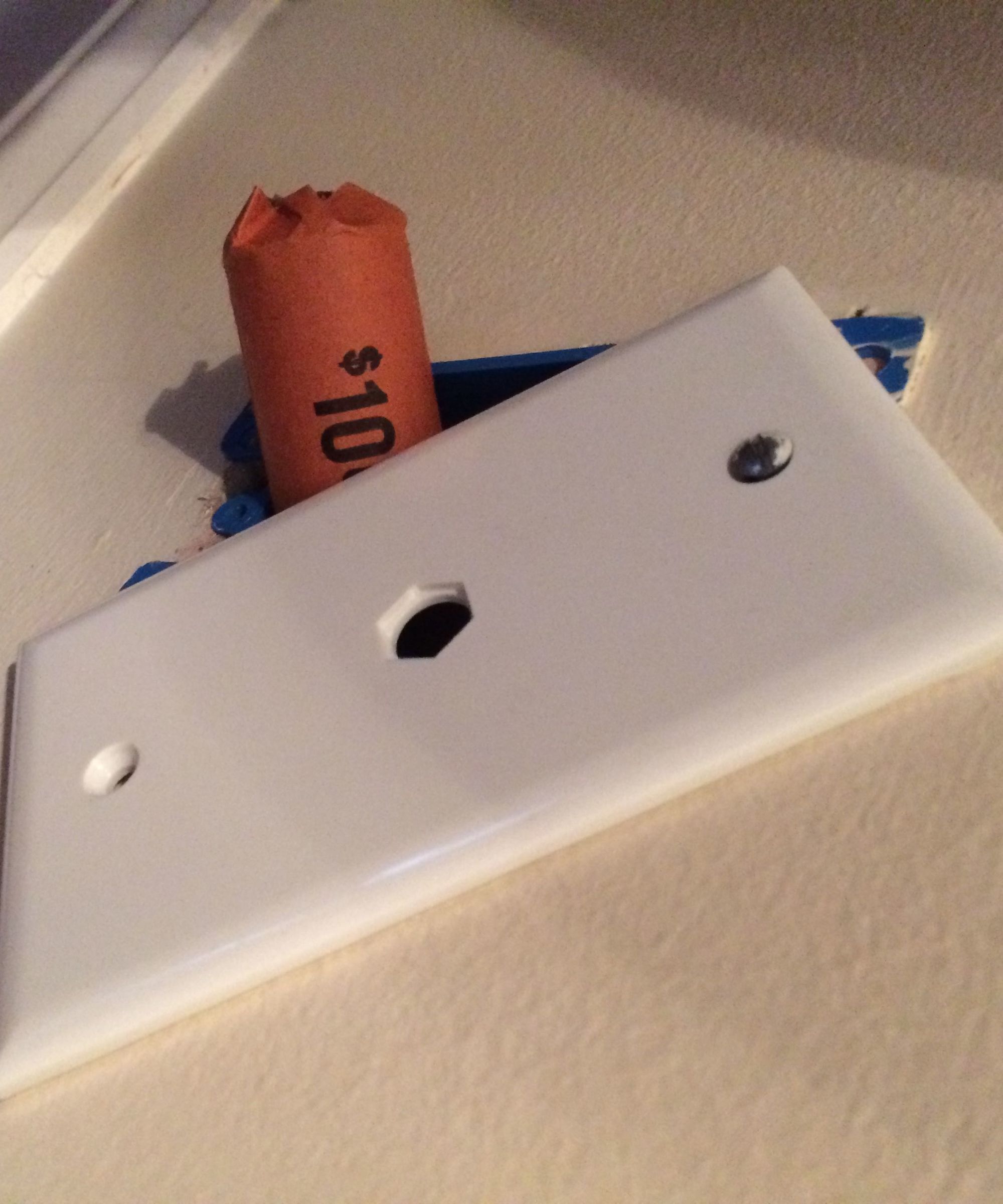 Electric Outlet Secret Compartment