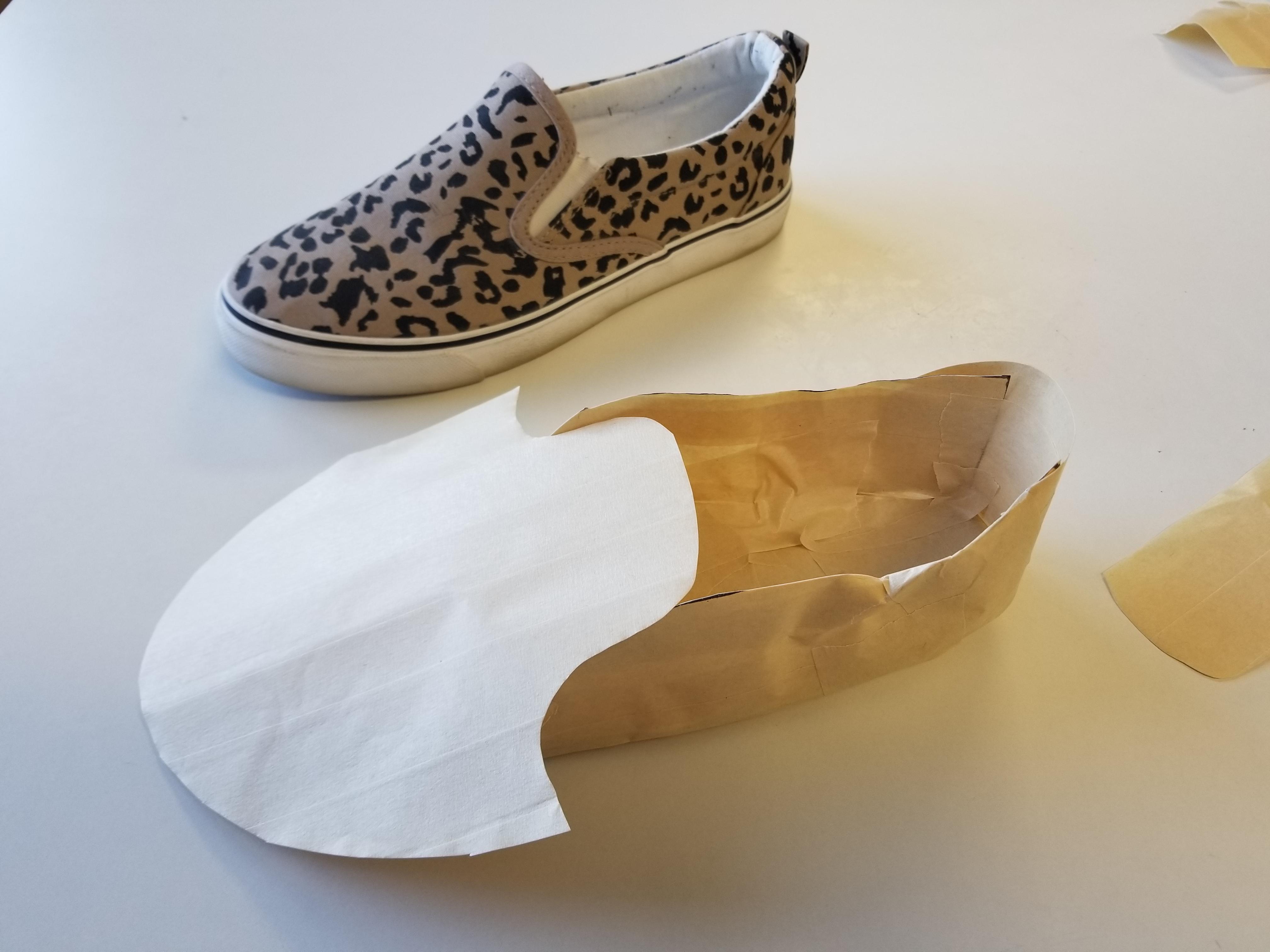 Masking Tape Shoe Replica 11 Steps (with Pictures) Instructables
