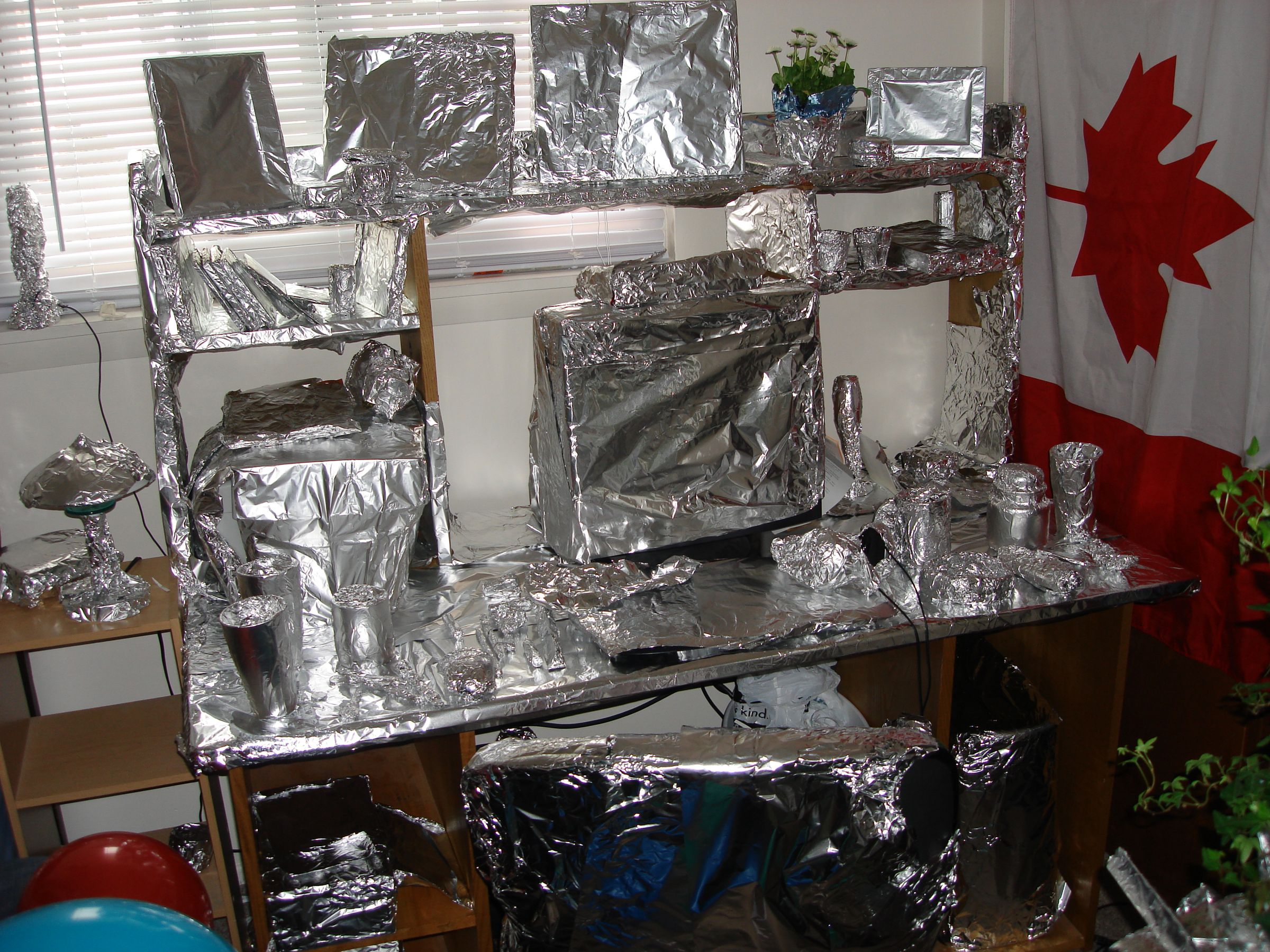 Balloon and Aluminum Foil Prank 5 Steps Instructables
