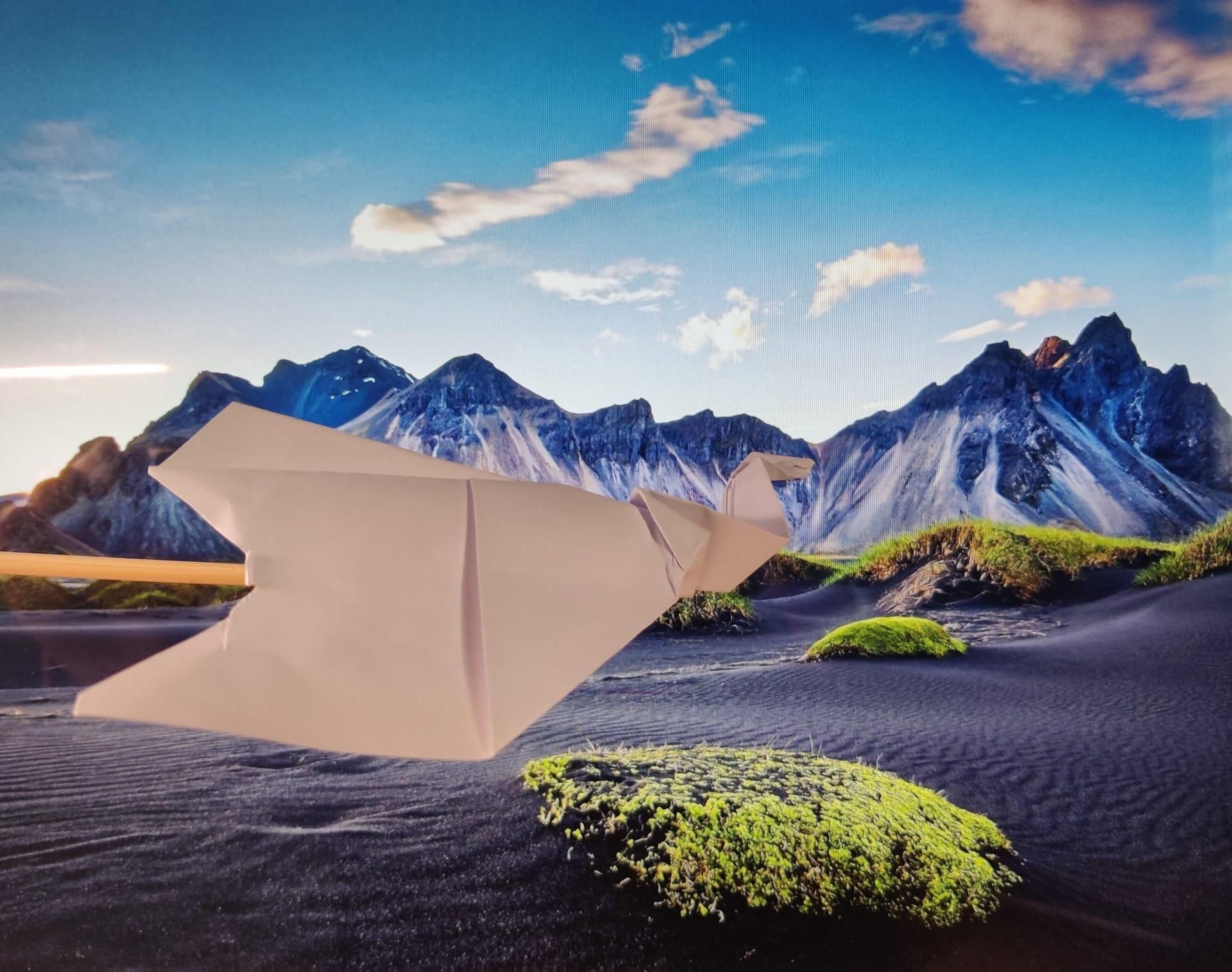Dragon Paper Airplane by Almog Arazi