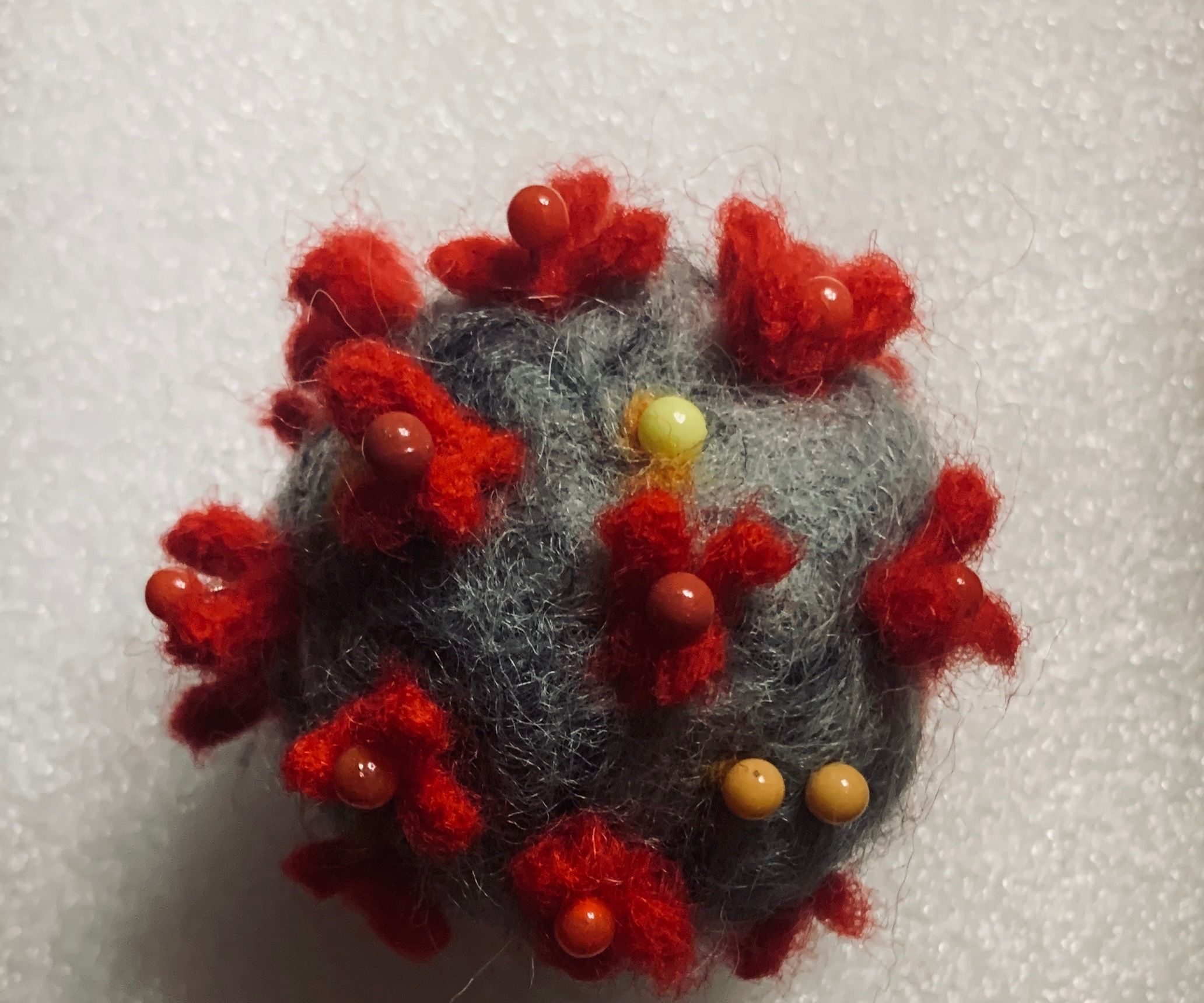 Felting a Coronavirus