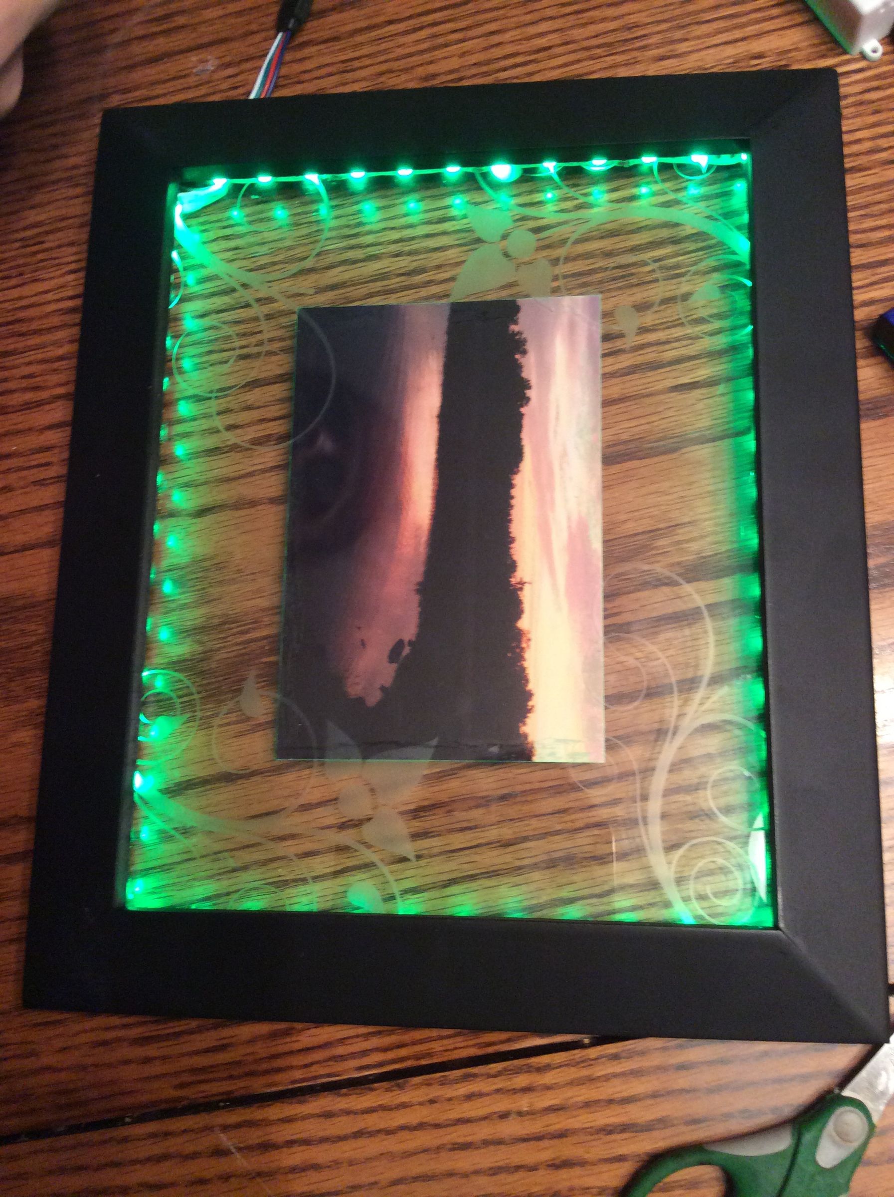 RGB LED Picture Frame (Music Controlled) 14 Steps Instructables