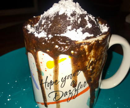 Molten Lava Chocolate Mug Cake