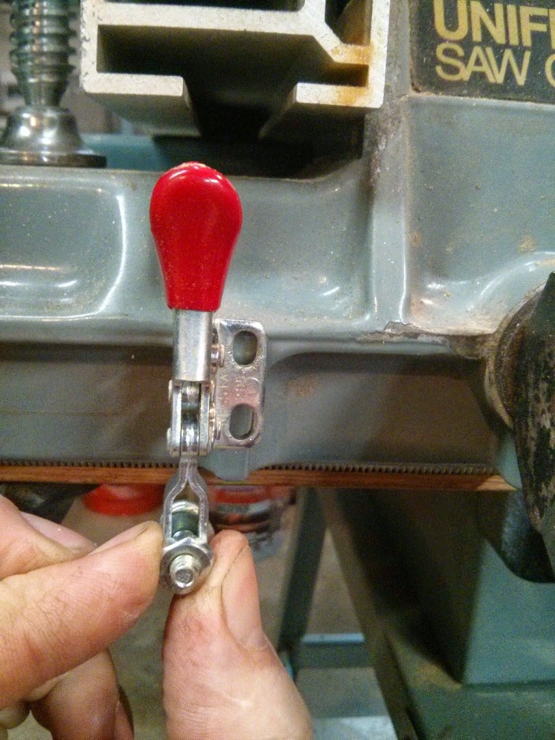 Attach the Toggle Clamp and Adjust