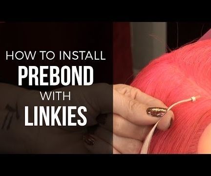 How to Install Prebond Hair Extensions With Linkies 