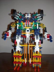 Here Are Some of My Custom and Glitched's Knex Transformers