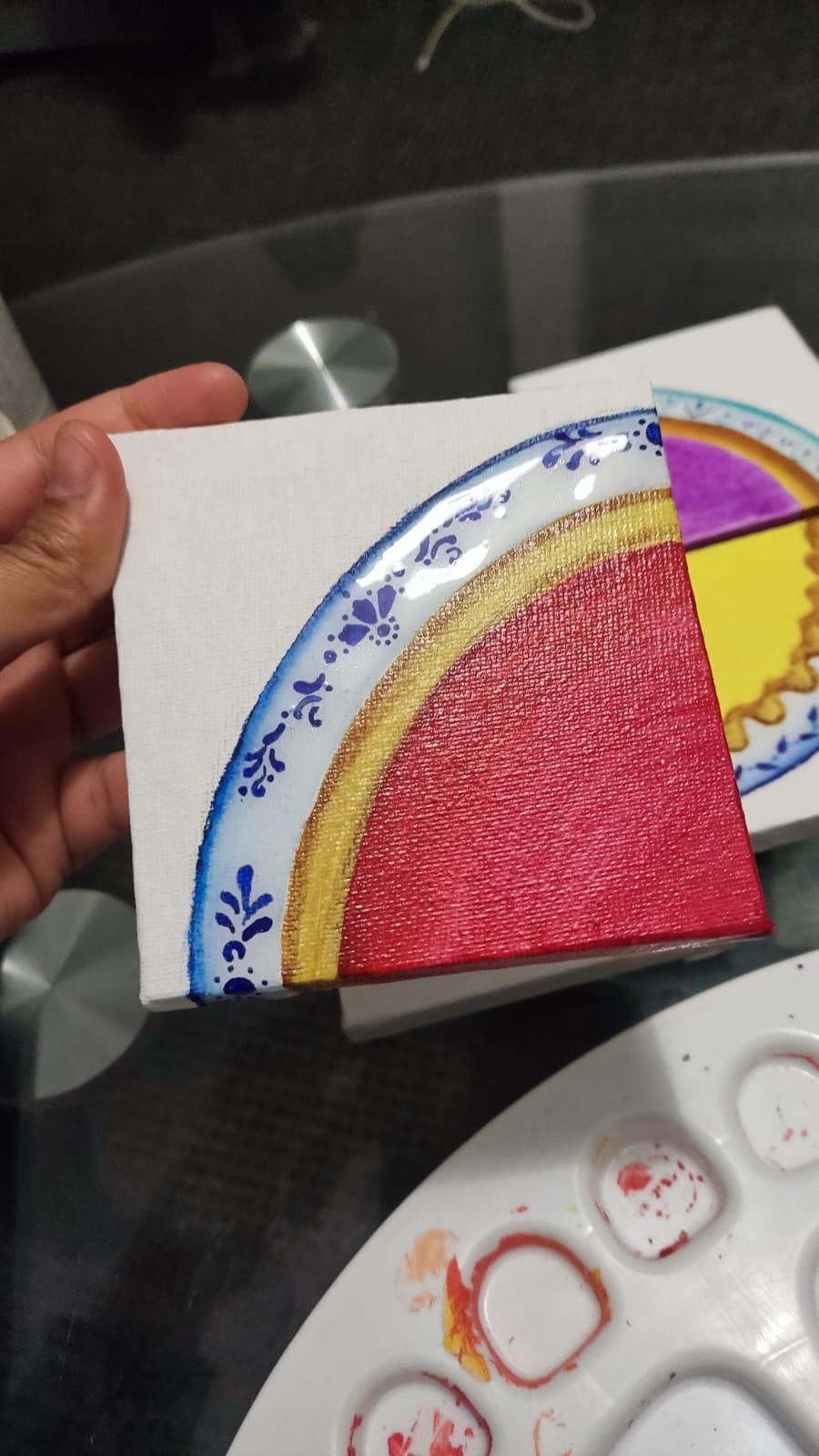 Ceramic Glaze Effect Using UV Resin
