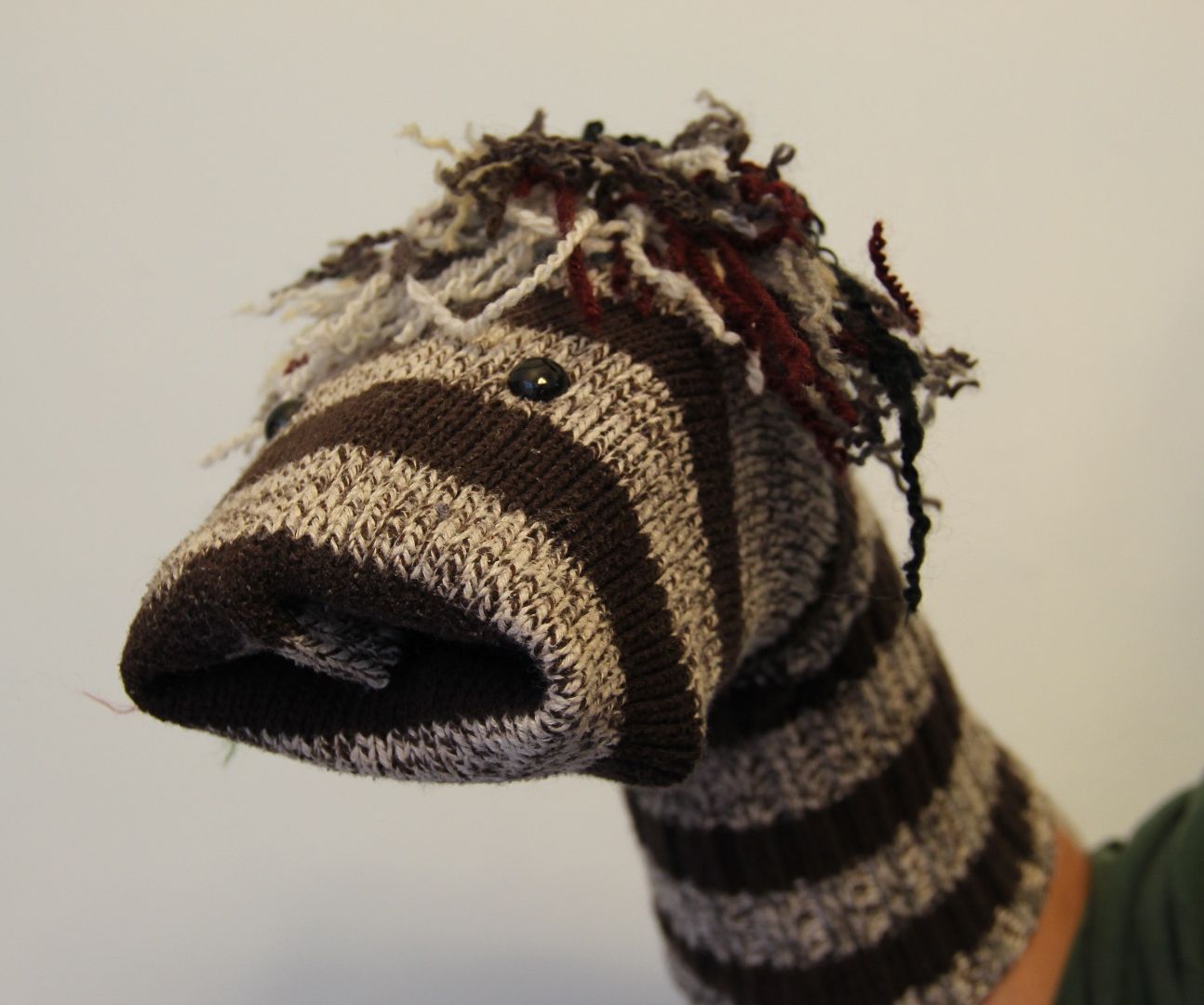 Upcycled Sock Puppet