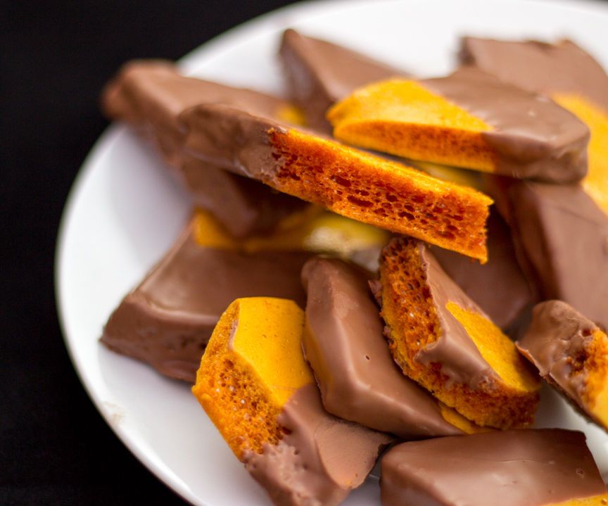 How to Make Chocolate Cinder Toffee
