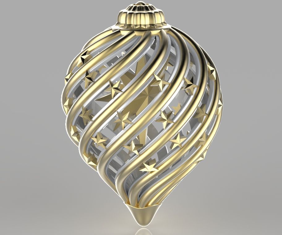 Presidents of Christmas Past & Present: White House 3D Print Holiday Ornament