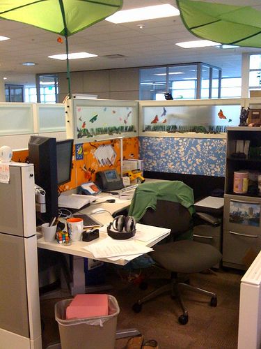 Reupholstering Cube Walls