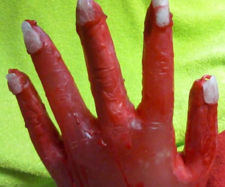 The Handle Scary Hand Candle