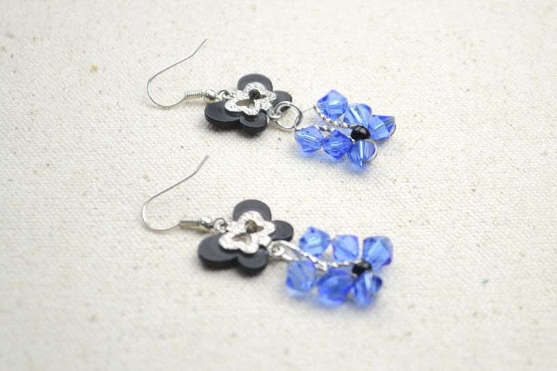 How to Make Butterfly Crystal Earrings