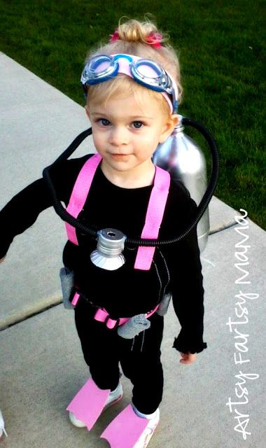 DIY Scuba Diver Costume