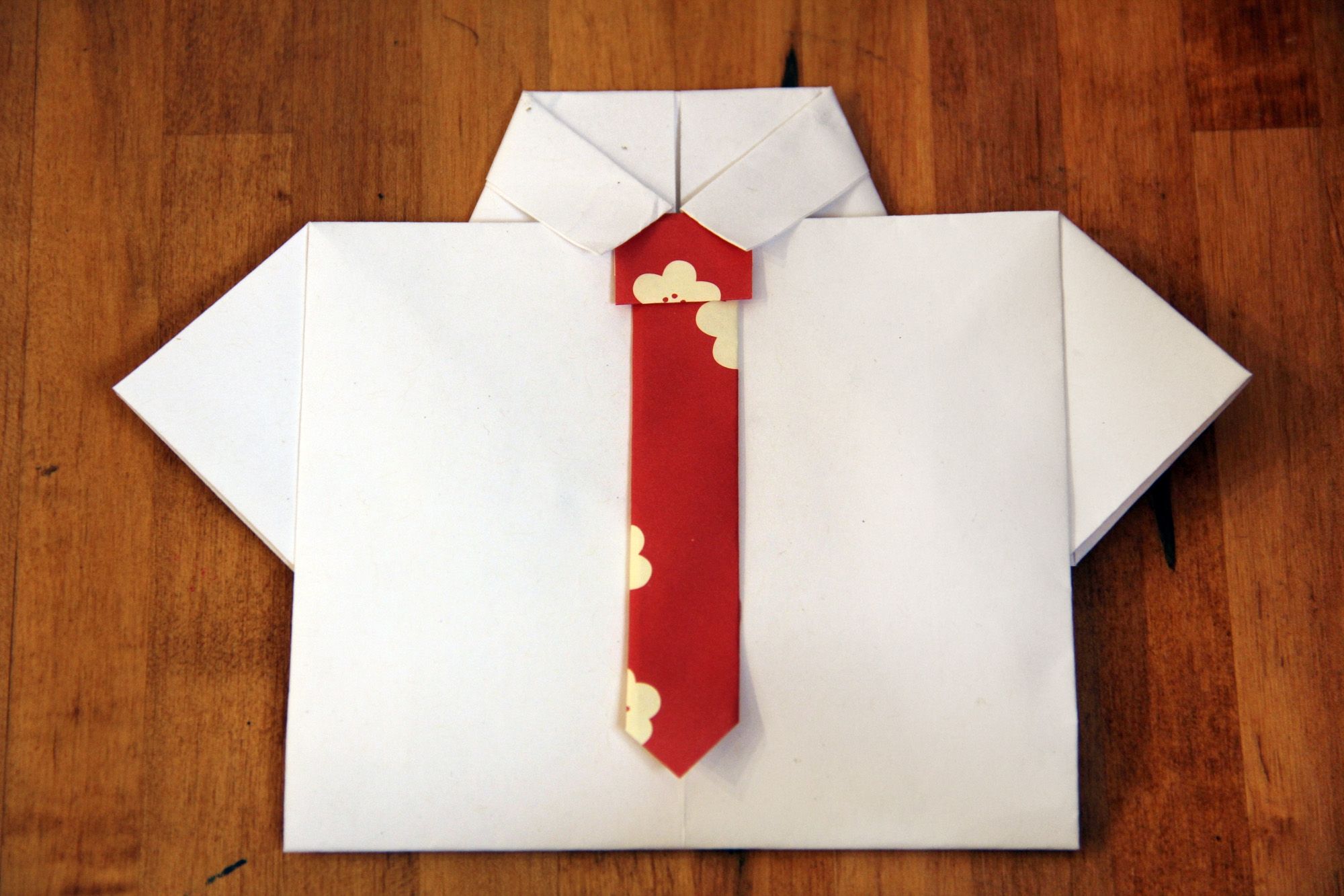 Shirt and Tie Card