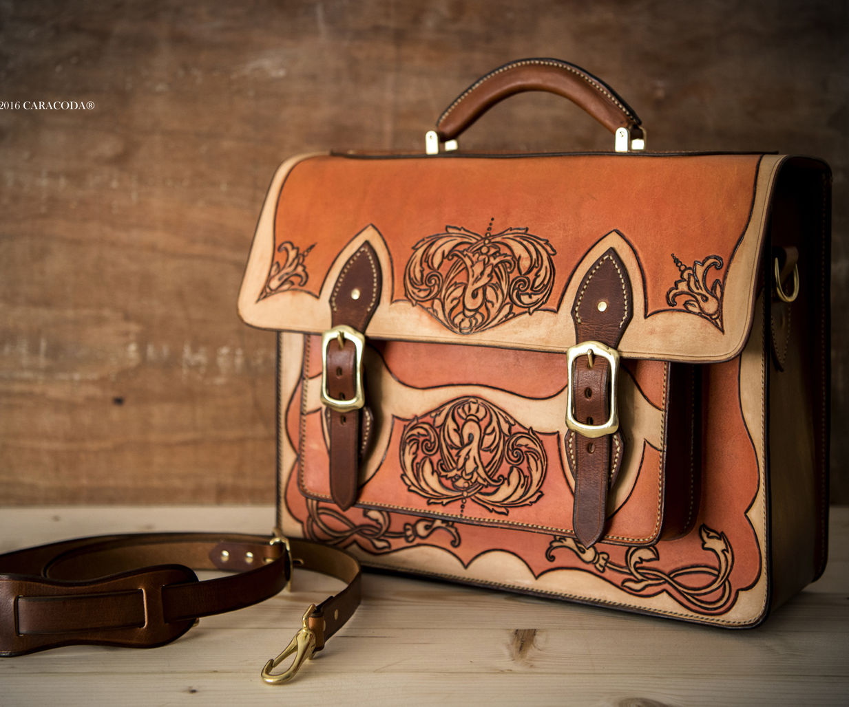 Vintage Leather Briefcase/satchel