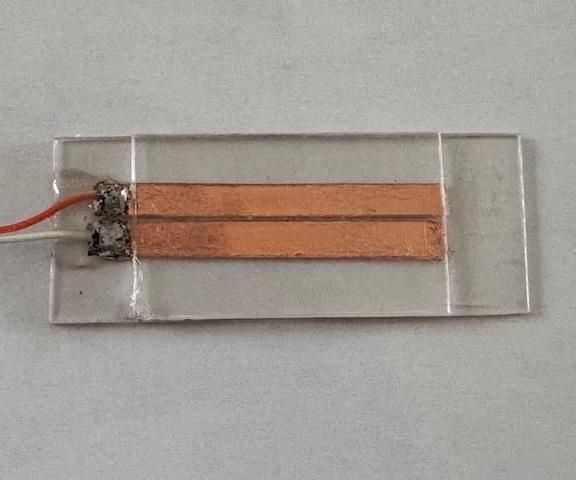 Microscope Slide With Integrated Electrodes
