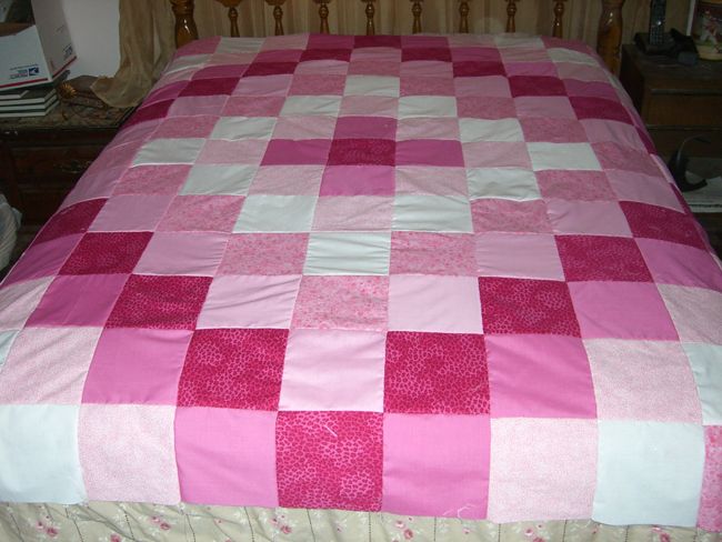 Make an Easy Weekend Patchwork Quilt Topper : 5 Steps (with Pictures ...