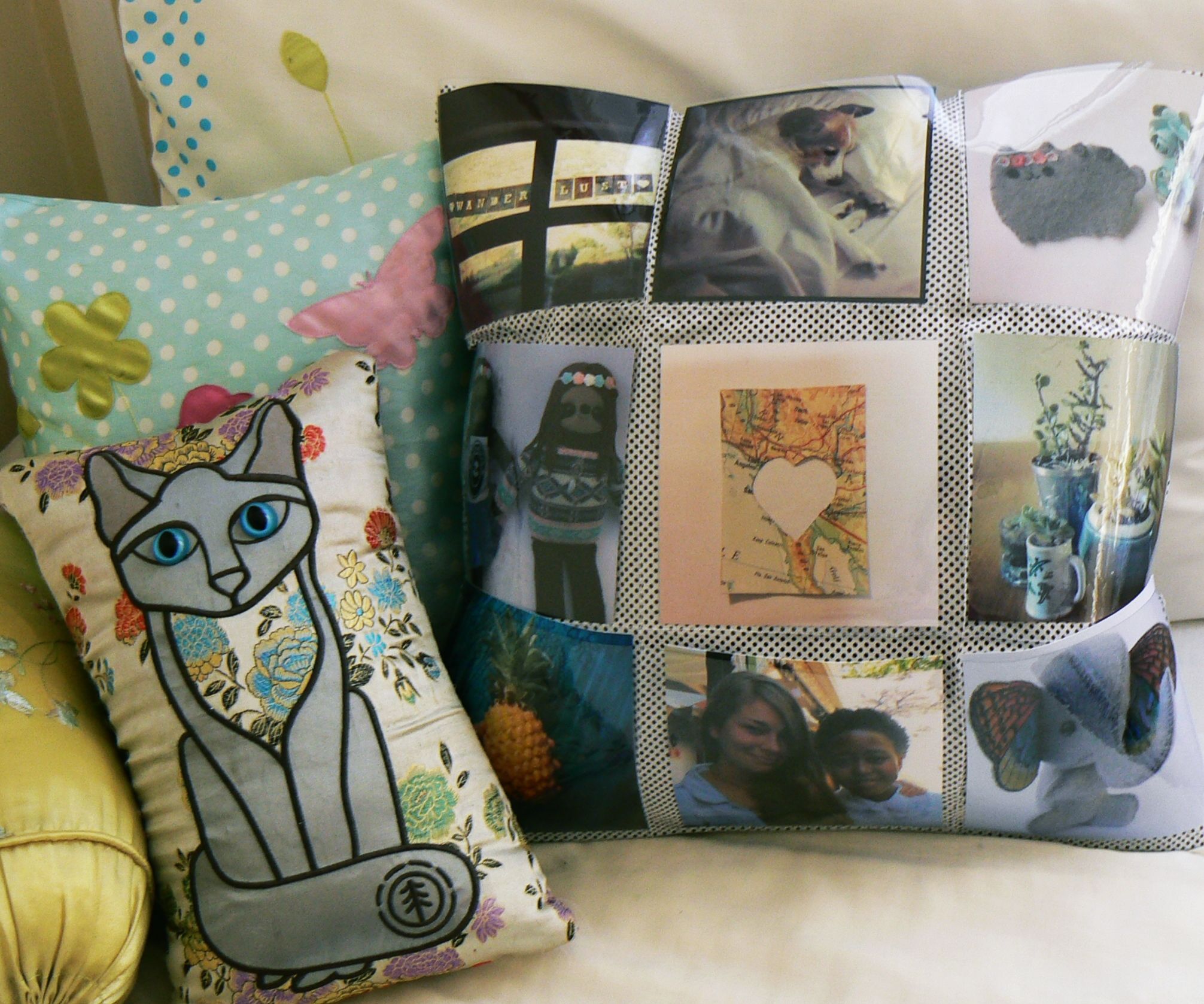 DIY Photo Pocket Cushion
