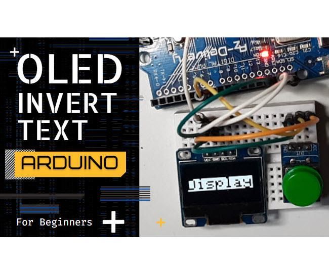 Arduino Oled Invert Text With Push Button