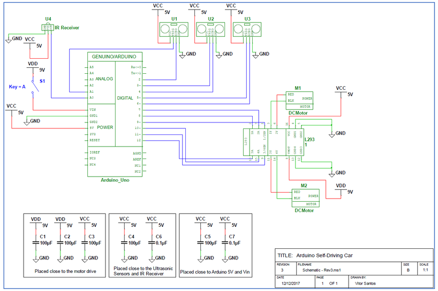 Arduino Car Wire Design How to Build: Arduino Self-Driving Car : 7 Steps (with Pictures ...