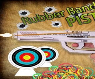 How to Make a Cardboard Gun Pistol Rubber Band