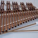 Tubaphone on 3D Printed Frame